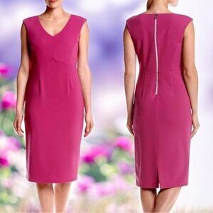 Ivanka Trump Secret Weapon Sheath‎ Dress Fuchsia Career Event Special Occasion 8